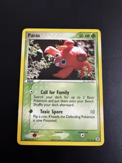Pokemon Paras- ex FireRed & LeafGreen 72/112 2004 LP - Image 1