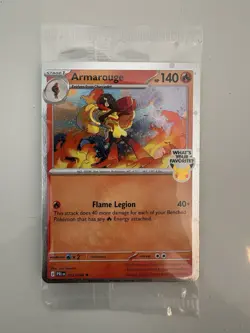 Armarouge Promo Pitch Black Best Buy 30th Anniversary Stamp Holo NEW - Image 1
