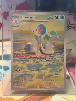 Pokemon TCG Primarina 088/084 Me05: Pitch Black Holo Illustration Rare - Image 3