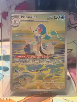 Pokemon TCG Primarina 088/084 Me05: Pitch Black Holo Illustration Rare - Image 4