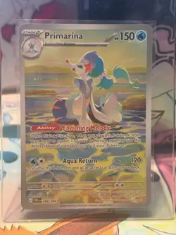 Pokemon TCG Primarina 088/084 Me05: Pitch Black Holo Illustration Rare - Image 5