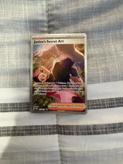 Pokemon Janine's Secret Art Special Illustration Rare Full Art SIR Holo 173/131 - Image 1
