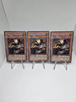 3x Yu-Gi-Oh! TCG X-Saber Airbellum HA01-EN011 Full Playset! NM! - Image 1