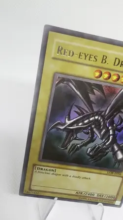Yu-Gi-Oh! Red Eyes B. Dragon LOB-E056 Ultra Rare Excellent Condition - Image 2