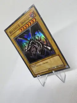 Yu-Gi-Oh! Red Eyes B. Dragon LOB-E056 Ultra Rare Excellent Condition - Image 3