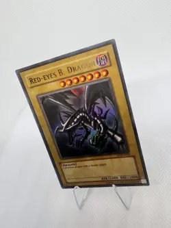 Yu-Gi-Oh! Red Eyes B. Dragon LOB-E056 Ultra Rare Excellent Condition - Image 4
