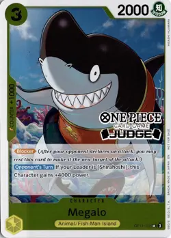 Megalo (Judge Pack Vol. 7) UC One Piece Promotion Cards OP11-112 One Piece TCG - Image 1