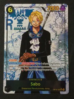One Piece TCG Carrying On His Will #OP13-120 Sabo (120) (Parallel) - Image 1