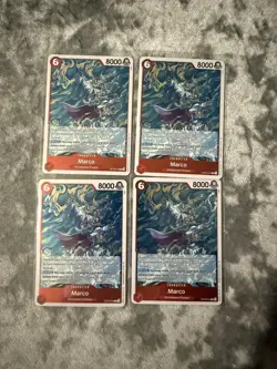 4x OP16-014 Marco Rare (Foil) Playset - One Piece English - NM - Image 1