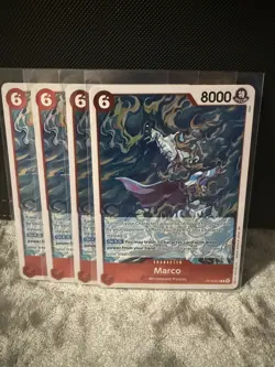 4x OP16-014 Marco Rare (Foil) Playset - One Piece English - NM - Image 2
