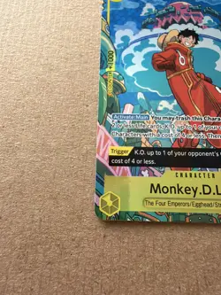 One Piece Monkey D Luffy OP07-109 SR Treasure Rare Alt Art English Edition - Image 5