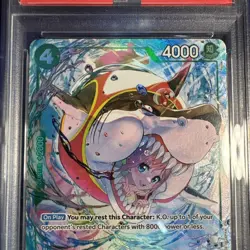 2026 ONE PIECE OP14 EB04 THE AZURE SEA'S SEVEN ALTERNATE ART #018 MEGALO PSA 10 - Image 3