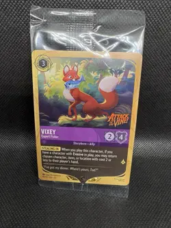 Disney Lorcana Vixey Expert Fisher Prerelease Promo Attack Of The Vine! 4/PD1 - Image 1