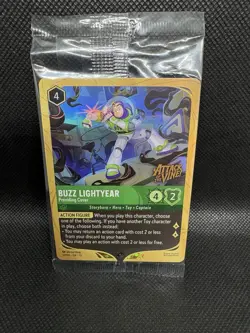 Disney Lorcana Buzz Lightyear Providing Cover Promo Attack Of The Vine! - Image 1