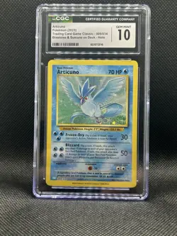 Pokemon TCG Articuno 009/034 Trading Card Game Classic Holo CGC 10 2023 - Image 1
