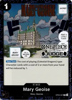 Mary Geoise Judge Pack Vol. 7 One Piece Promotion Cards OP05-097 One Piece TCG - Image 1