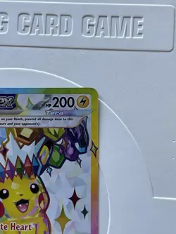 Pokemon TCG Sv08: Surging Sparks Pikachu EX Holo Ultra Rare Card 219/191 NM - Image 3