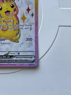 Pokemon TCG Sv08: Surging Sparks Pikachu EX Holo Ultra Rare Card 219/191 NM - Image 4