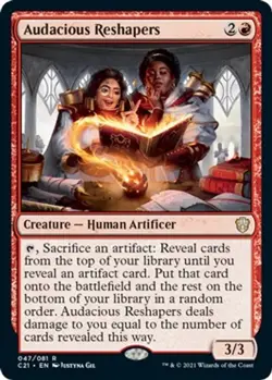 Audacious Reshapers Commander 2021 LP MTG - Image 1