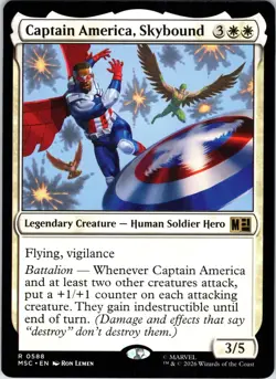 Captain America, Skybound 588 Commander: Marvel Super Heroes NM - Image 1