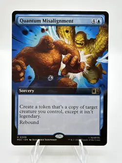 Quantum Misalignment (Extended Art) Commander: Marvel Super Heroes Regular - Image 1