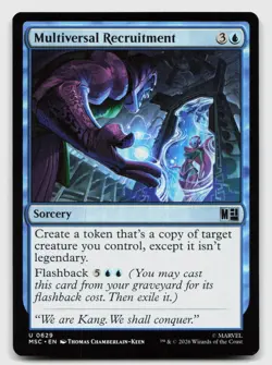 Multiversal Recruitment 629 Commander: Marvel Super Heroes MTG NM - Image 1