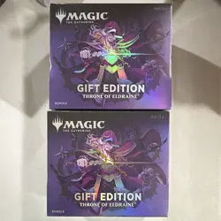 Magic: The Gathering Throne of Eldraine Gift Bundle Lot 2 Boxes + Collector - Image 1