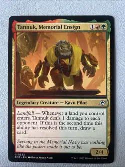 Tannuk, Memorial Ensign - MTG EOE Edge of Eternities - NM/MINT - Image 1