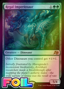 x1 Regal Imperiosaur DFT Aetherdrift MTG 177 FOIL RARE M/NM 1x - Image 1