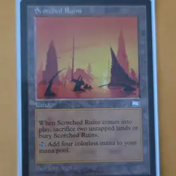Wizards of the Coast MTG Scorched Ruins Weatherlight Rare Regular Eng - Image 1