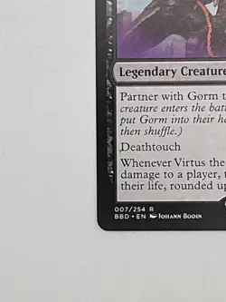 Wizards Virtus the Veiled Regular BBD Rare Legendary 007/254 EN 2018 NM MJB - Image 5