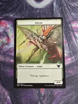Angel Elephant Double-Sided Token Commander: Kamigawa: Neon Dynasty Regular - Image 1