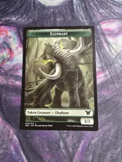 Angel Elephant Double-Sided Token Commander: Kamigawa: Neon Dynasty Regular - Image 2