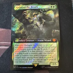 Radagast the Brown, 0776, NM Surge Foil, MTG LotR - Image 1