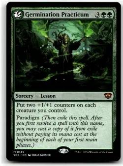 MTG Germination Practicum Secrets of Strixhaven SOS #149 mythic NM $SALE$! - Image 1