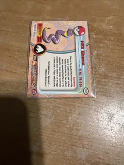 Topps Pokemon TV Animation Edition Ekans Holo Foil Black Logo - Image 2