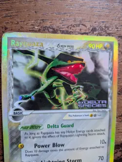 Rayquaza Delta Species 13/113 Pokemon TCG 2005 English HP Reverse Holo Stamped - Image 2
