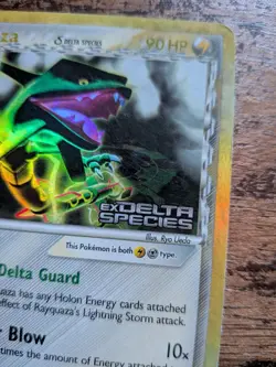 Rayquaza Delta Species 13/113 Pokemon TCG 2005 English HP Reverse Holo Stamped - Image 3