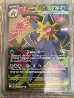 Pokemon Perfect Order Meowth and Mega Starmie Full Art EX Bundle NM - Image 2