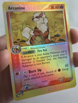 Arcanine 15/100 EX Sandstorm Reverse Holo Rare 80 HP ENG 2003 - Image 3