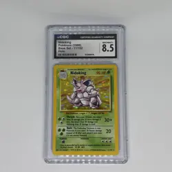 Pokemon 1999 Nidoking 011/102 Base Set Holo CGC 8.5 - Image 1