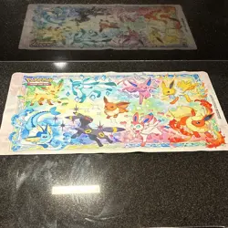The Pokemon Company Int'l Pokemon TCG Eevee Evolutions Playmat 24x14 Non-Slip - Image 1