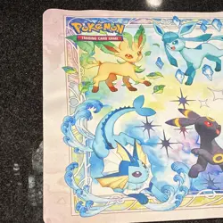 The Pokemon Company Int'l Pokemon TCG Eevee Evolutions Playmat 24x14 Non-Slip - Image 2