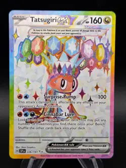 Pokemon TCG Tatsugiri ex 226/191 Surging Sparks SSP Ultra Rare Full Art Holo NM - Image 1
