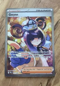 Gwynn 119/084 Pitch Black SIR Special Illustration Rare Pokemon TCG English - Image 1