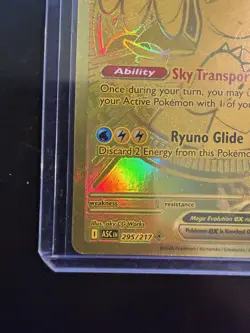 ASCENDED HEROES GOLD MEGA Dragonite EX 295/217 - NEAR MINT RAW - Image 2