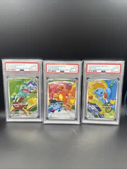 2026 Pokemon First Partner Kanto Set PSA 10 SEQUENTIAL SET - 037, 038, 039 - Image 1