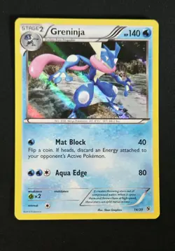 Greninja 14/39 XY Kalos Starter Set Exclusive Holo Rare Pokemon 2013 - Image 1