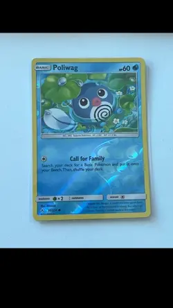 POLIWAG 37/214 UNBROKEN BONDS REVERSE HOLO COMMON NM - Image 2