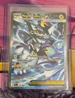 Pokemon TCG Mega Zeraora ex - 114/084 Pitch Black SIR - Image 1